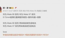 mate x7最新爆料,折叠屏新旗舰，创新设计与性能揭秘
